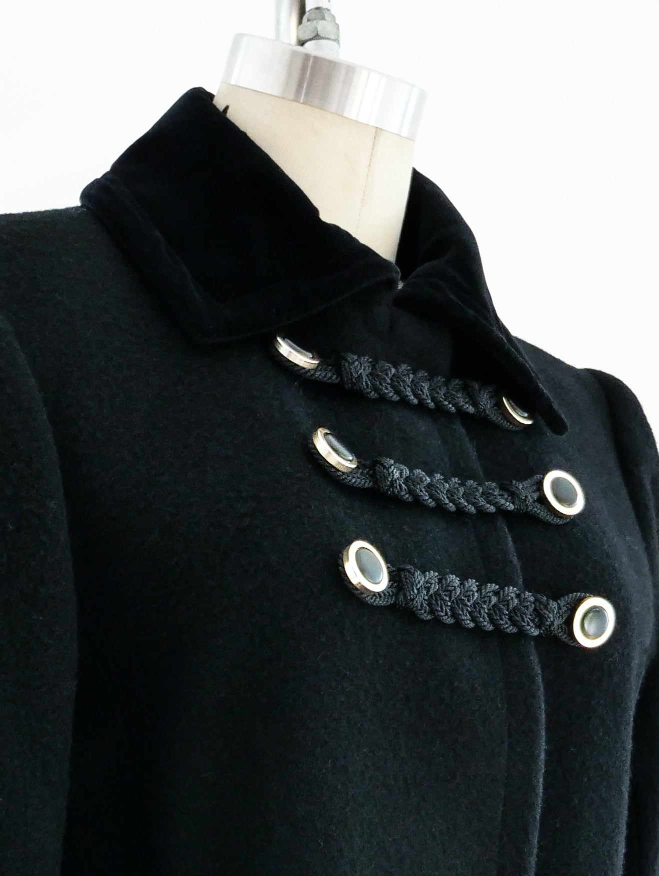 Yves Saint Laurent Russian Collection Wool Coat