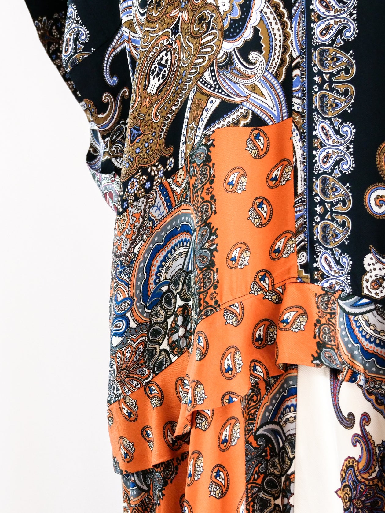 chloe scarf maxi dress Chloe Scarf Print Silk Maxi Dress