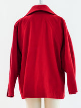 Yves Saint Laurent Shawl Collar Coat Jacket arcadeshops.com