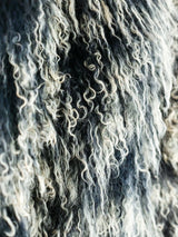 Black Mongolian Lamb Fur Coat Jacket arcadeshops.com