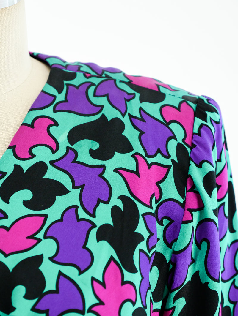Givenchy Silk Jewel Tone Dress Dress arcadeshops.com