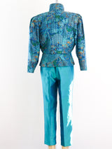 Thai Silk Turquoise Ensemble Suit arcadeshops.com
