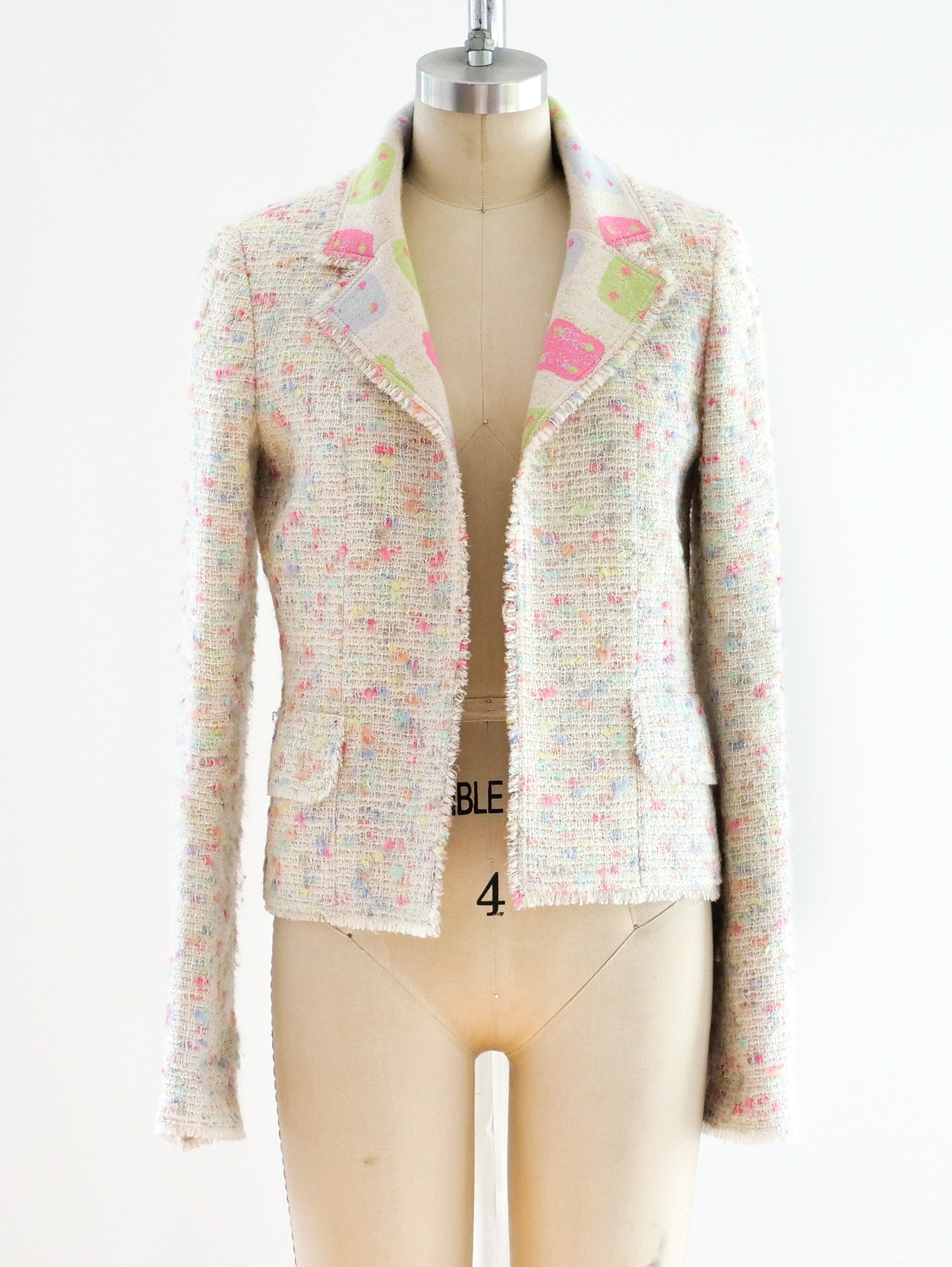 Chanel Pastel Tweed Jacket