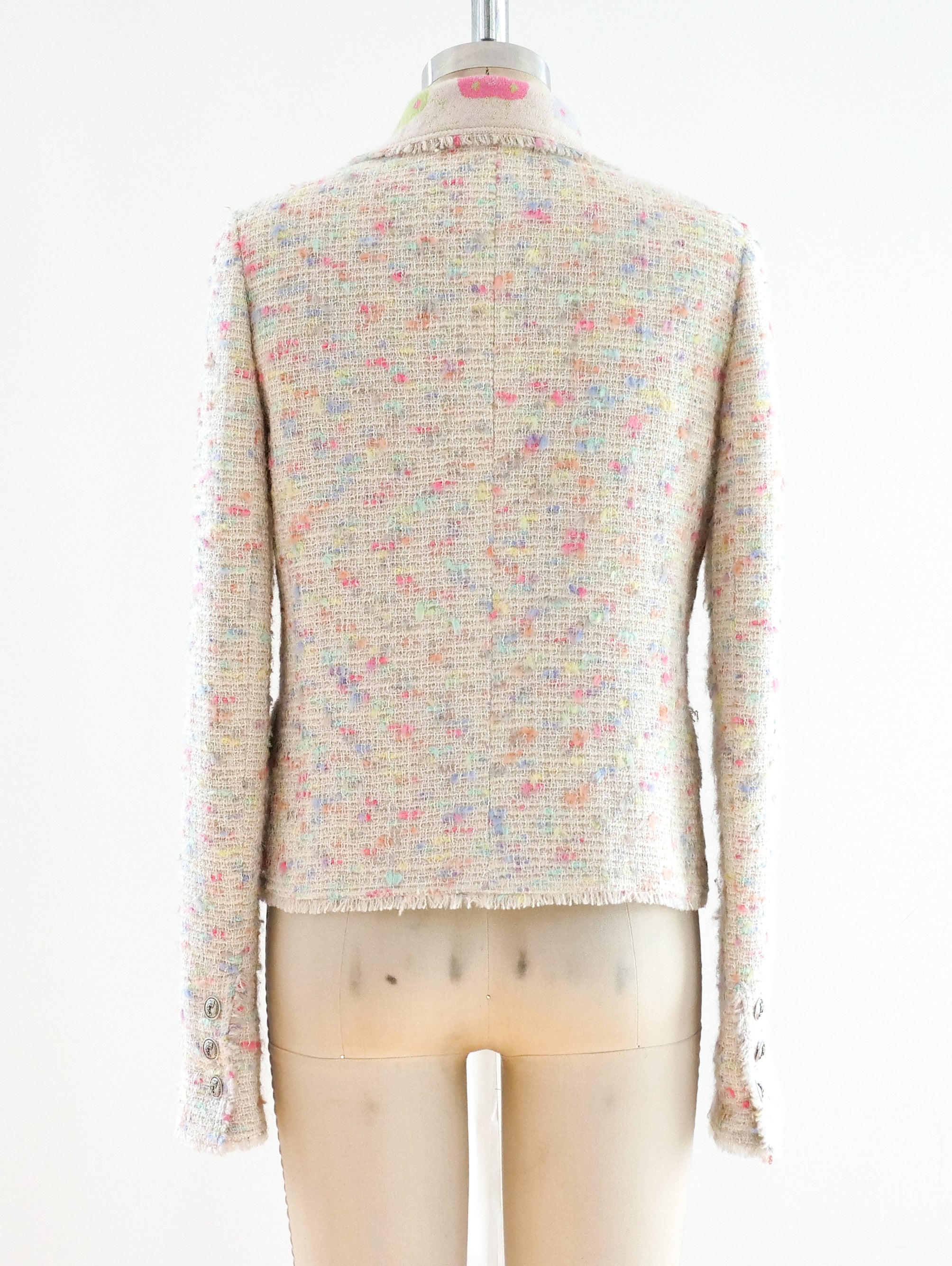 Pastel shop tweed jacket