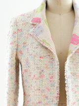Chanel Pastel Tweed Jacket Jacket arcadeshops.com