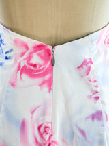 Versus Versace Rose Print Mini Dress arcadeshops.com