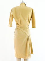 Thierry Mugler Khaki Dress Dress arcadeshops.com