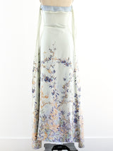 Chloe Floral Silk Evening Dress Dress arcadeshops.com