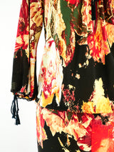 Jean Paul Gaultier Floral Maxi Dress Dress arcadeshops.com