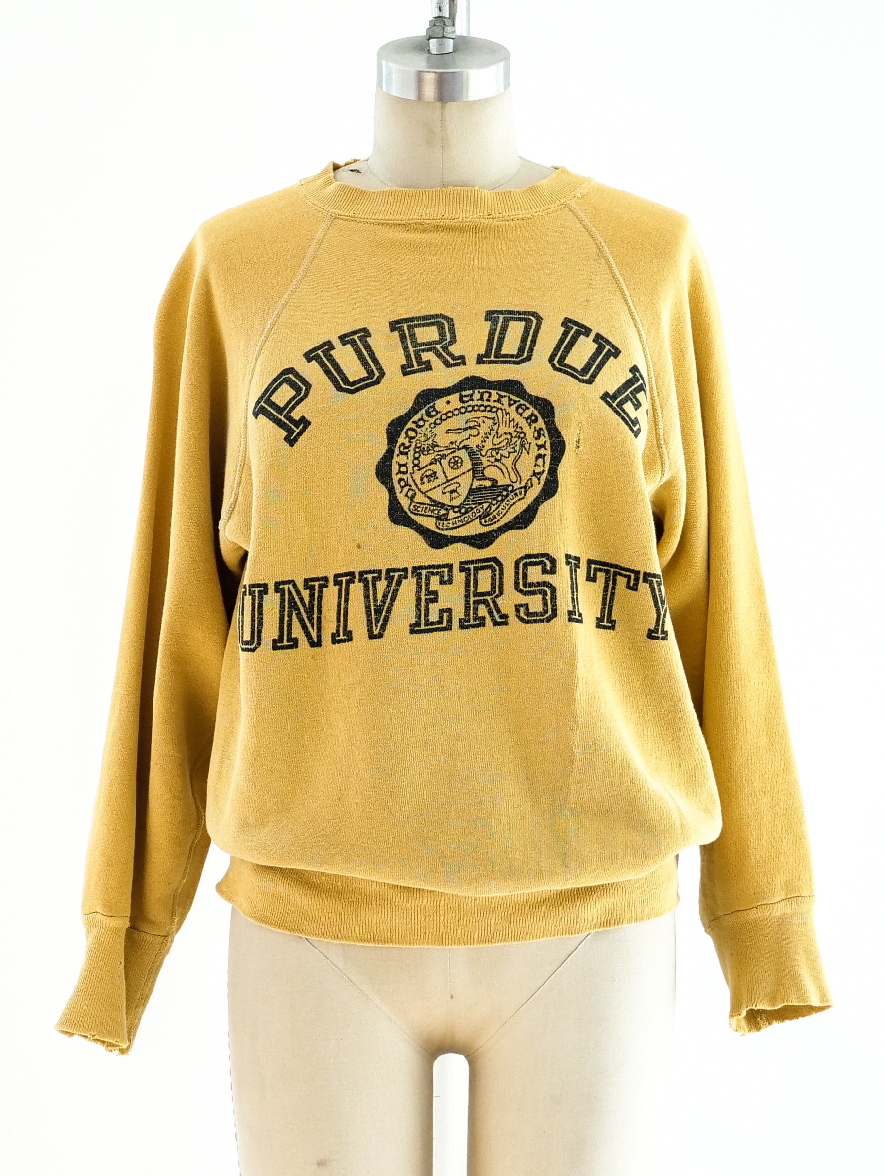 Yellow sales purdue sweatshirt