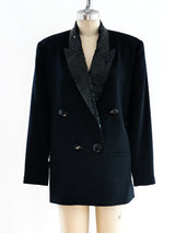 Sequin Tuxedo Jacket Jacket arcadeshops.com