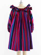 Yves Saint Laurent Striped Trapeze Dress Dress arcadeshops.com