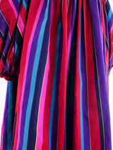 Yves Saint Laurent Striped Trapeze Dress Dress arcadeshops.com