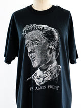 Elvis Presley Glitter Tee T-shirt arcadeshops.com