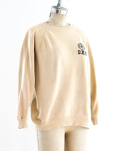 School Seal Yellow Sweatshirt T-shirt arcadeshops.com
