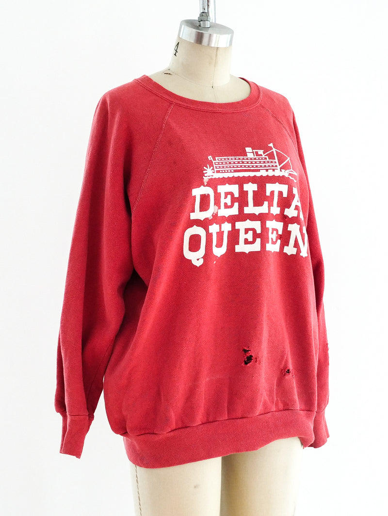 Delta Queen Steamboat Sweatshirt T-shirt arcadeshops.com