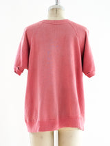Coral Short Sleeve Sweatshirt T-shirt arcadeshops.com