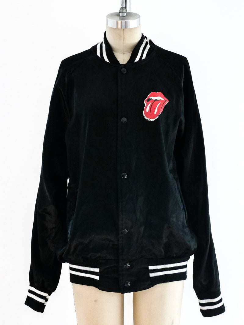 Rolling Stones Satin Tour Jacket Jacket arcadeshops.com