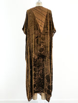 Thea Porter Devore Velvet Caftan Dress arcadeshops.com