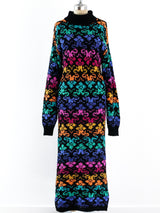 Rainbow Knit Column Dress Dress arcadeshops.com