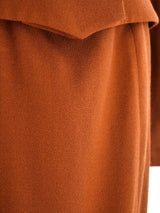 Thierry Mugler Burnt Sienna Skirt Suit Suit arcadeshops.com