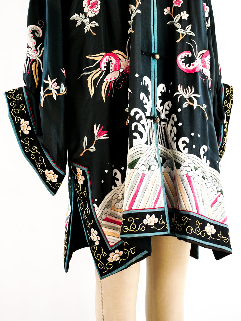 Embroidered Han Robe Hand Embroidered Chinese Silk Robe