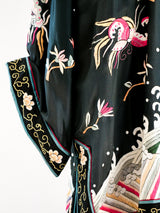 Hand Embroidered Chinese Silk Robe Jacket arcadeshops.com