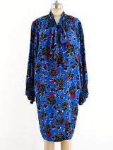 Yves Saint Laurent Rose Print Dress Dress arcadeshops.com