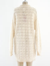 Ivory Mohair Knit Dress Dress arcadeshops.com