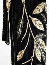 Sequin Leaf Column Dress Dress arcadeshops.com
