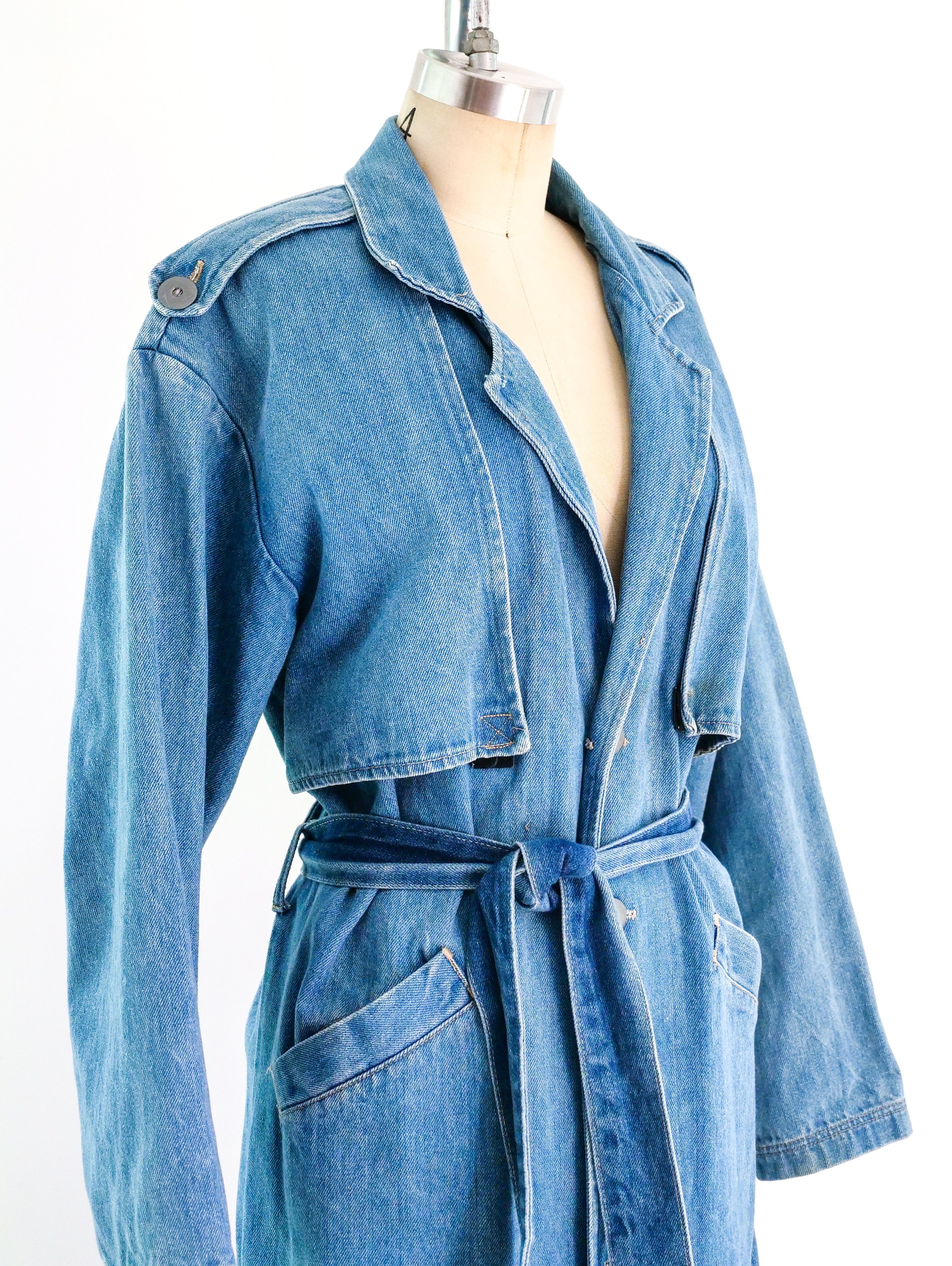 ジャケット・アウター Bedsidedrama Denim Trench Coat 受注】【POINT3倍】【BEDSIDEDRAMAベッドサイドドラマ】Denim trench