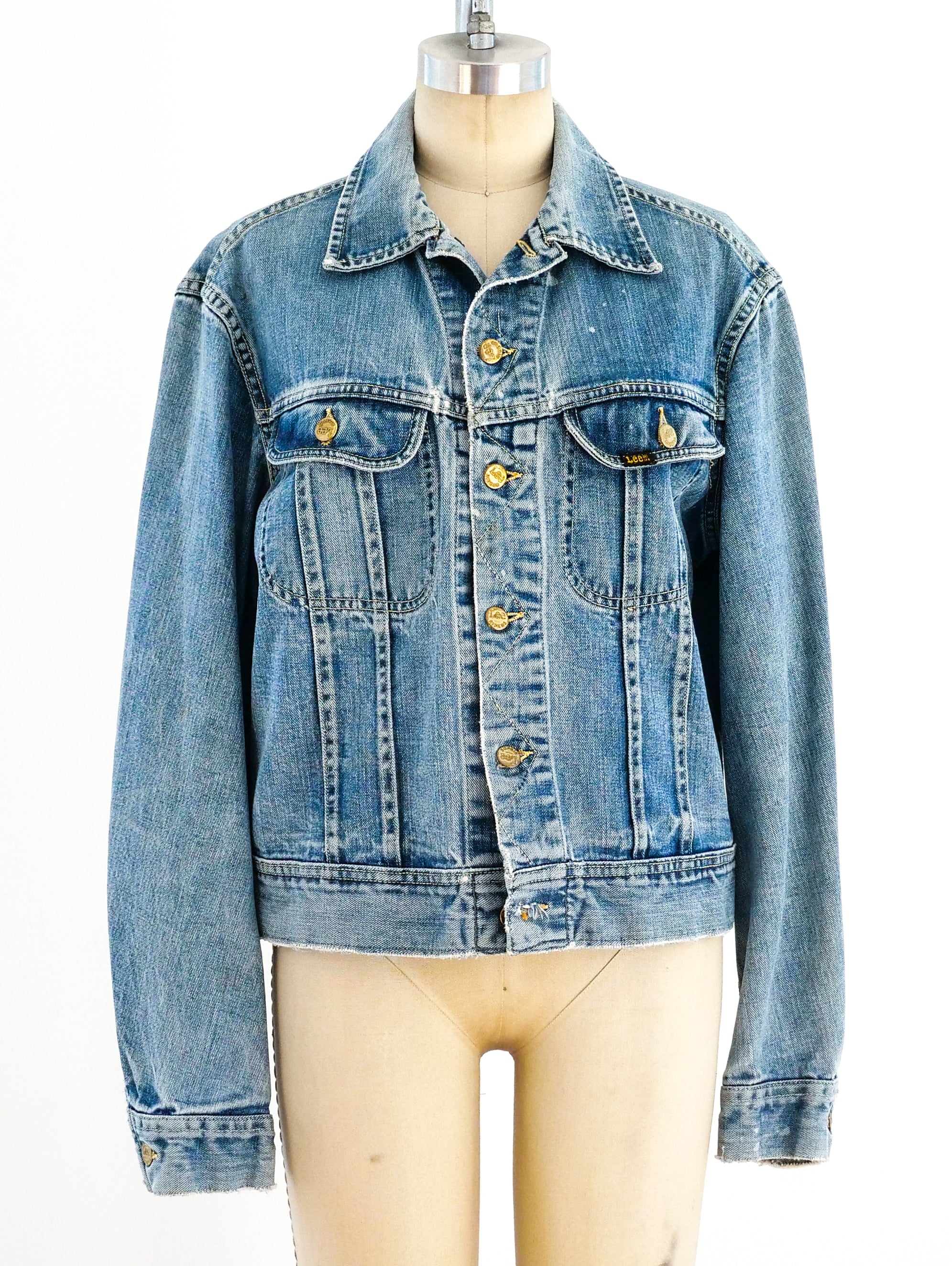 Eagle Embroidered Lee Denim Jacket