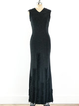Jean Paul Gauliter Shredded Sleeveless Gown Dress arcadeshops.com
