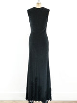 Jean Paul Gauliter Shredded Sleeveless Gown Dress arcadeshops.com