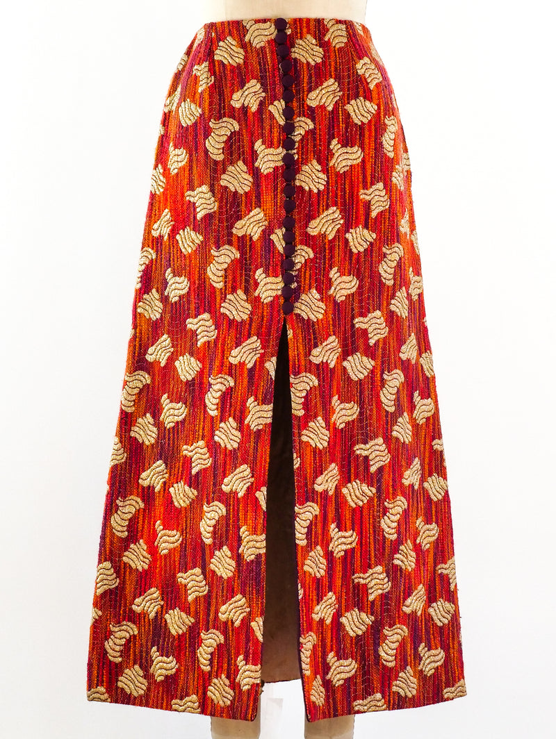 Burnt Sienna Tapestry Skirt Bottom arcadeshops.com