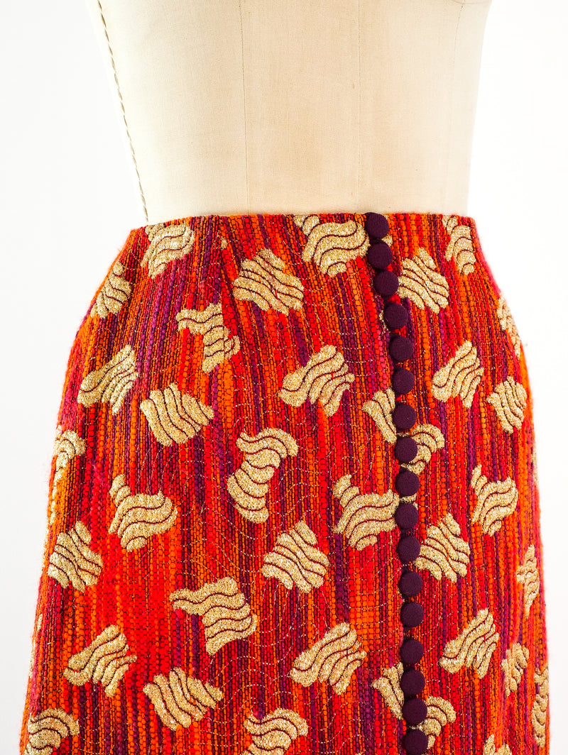 Burnt Sienna Tapestry Skirt Bottom arcadeshops.com