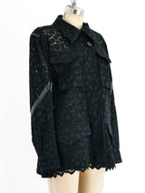 Black Lace Jacket Jacket arcadeshops.com