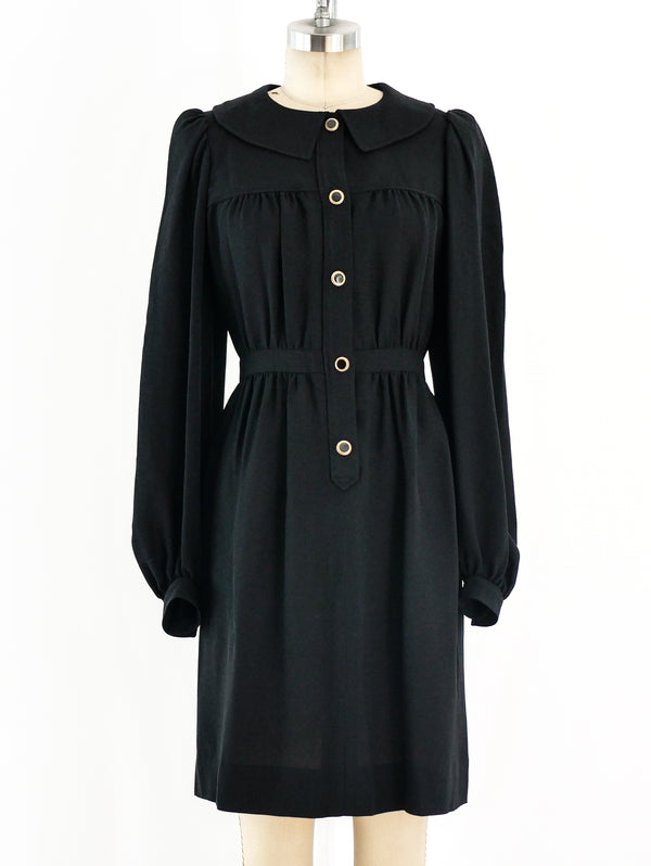 Yves Saint Laurent Smocked Shirt Dress Dress arcadeshops.com