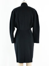 Tailored Black Coat Dress Dress arcadeshops.com