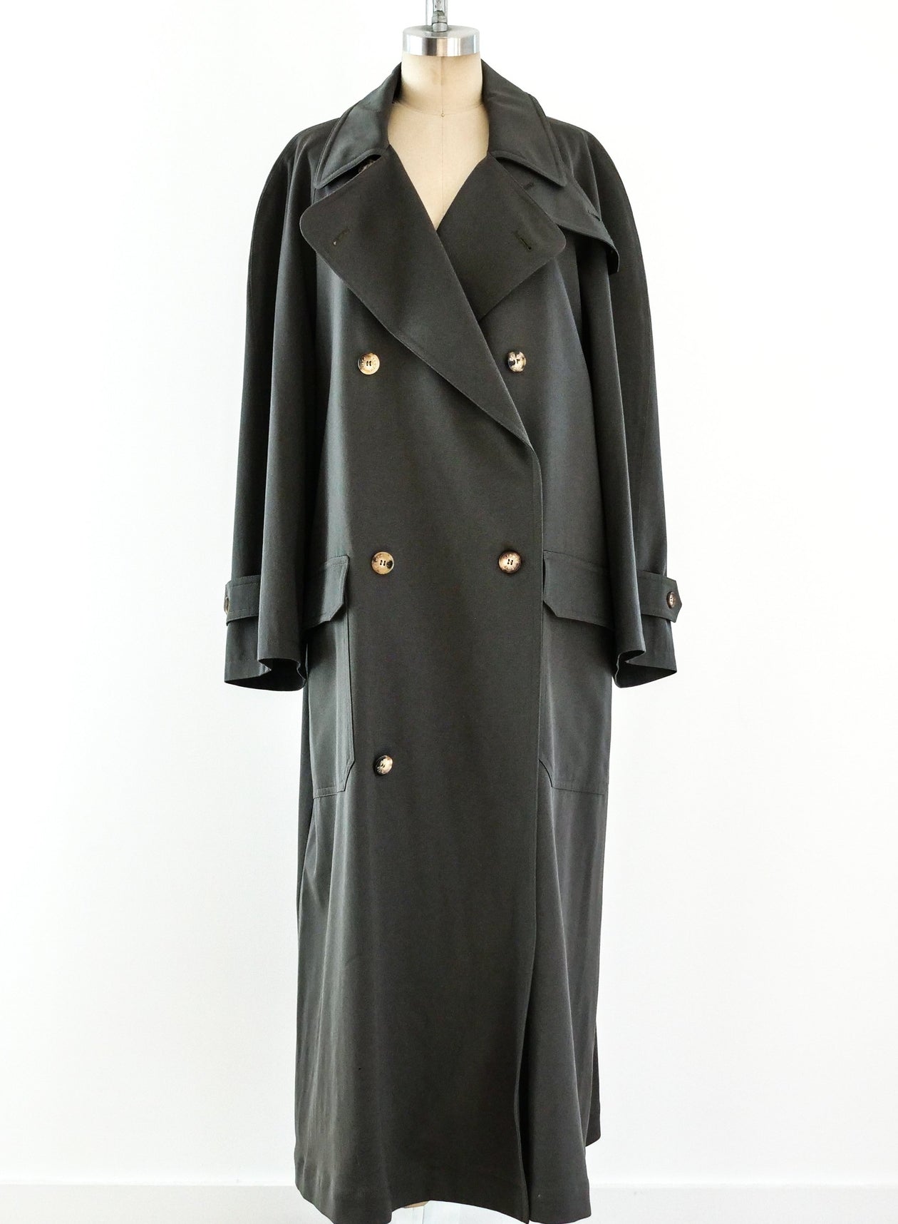 Hermes Olive Green Overcoat