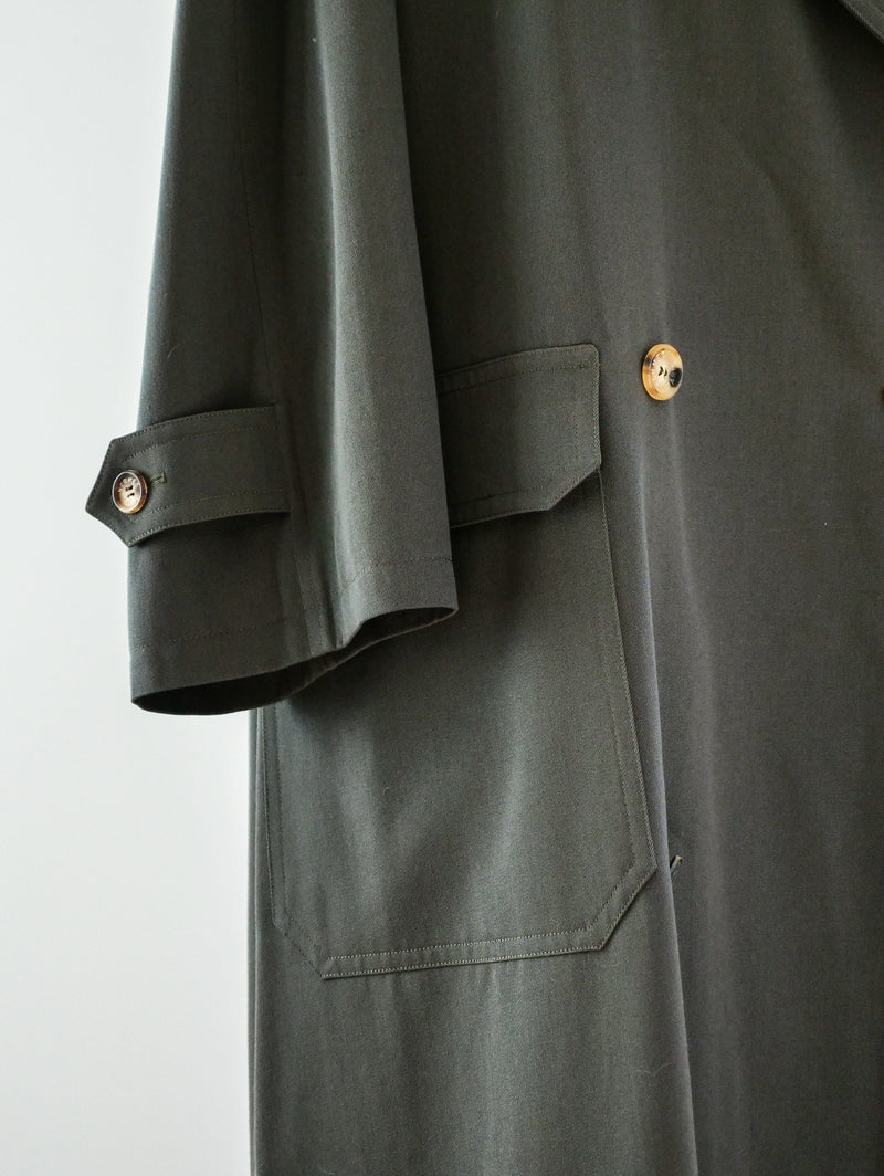 Hermes Olive Green Overcoat Jacket arcadeshops.com
