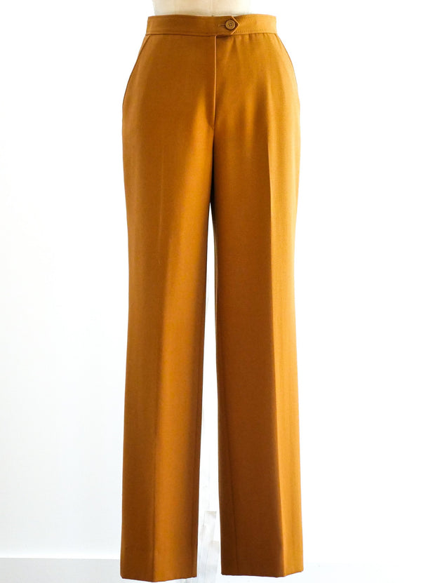 Gucci Ochre Western Style Trousers Bottom arcadeshops.com
