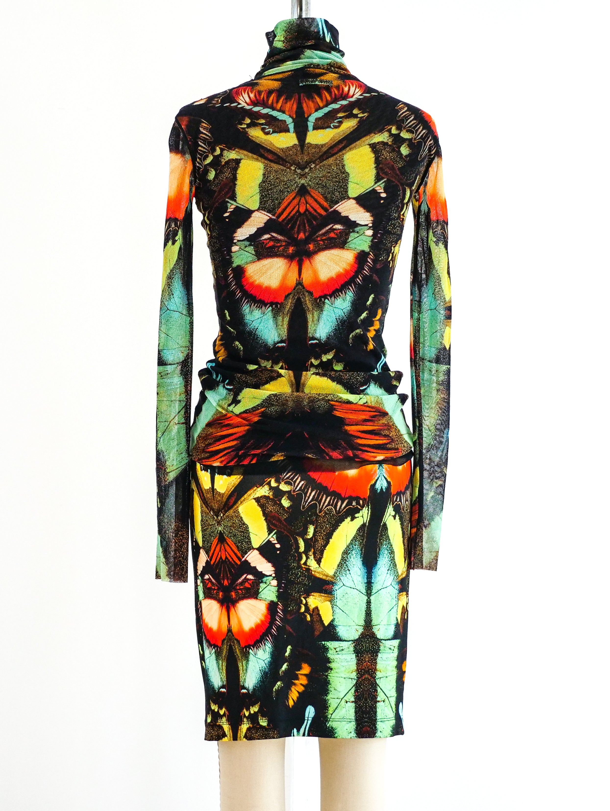 Jean paul gaultier hot sale butterfly dress