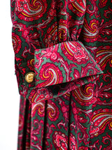 Chanel Paisley Silk Skirt Ensemble Suit arcadeshops.com