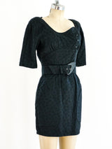 Thierry Mugler Belted Mini Dress Dress arcadeshops.com