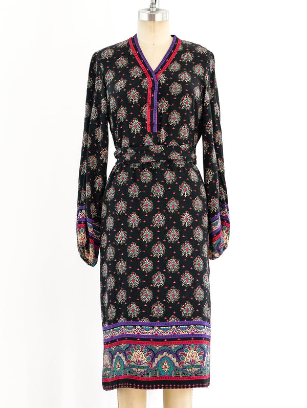 Hanae Mori Floral Printed Dress Dress arcadeshops.com