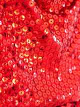 Red Sequin Evening Dress Dress arcadeshops.com