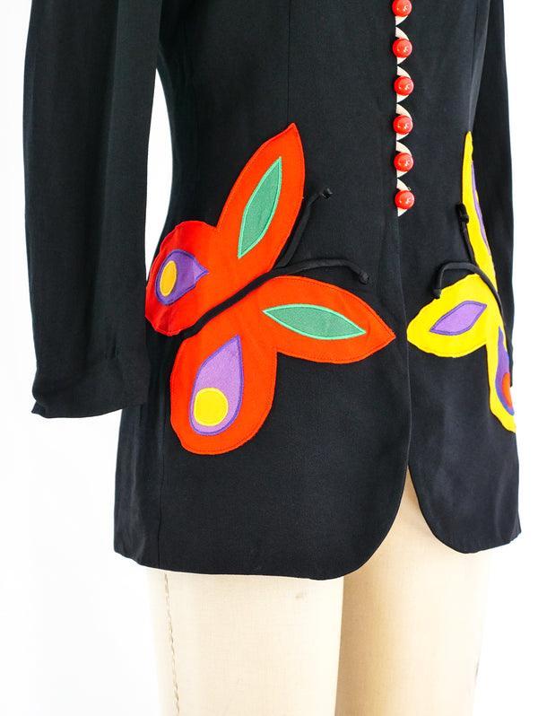 Moschino Butterfly Applique Jacket Jacket arcadeshops.com