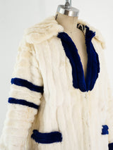 Sheared Beaver Sailor Inspired Fur Jacket Jacket arcadeshops.com