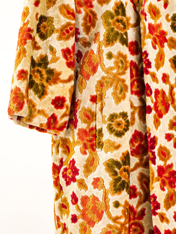 OpenMarketVintage Tapestry Jacket- Tapestry Coat- Floral Jacket- Boho Jacket- Carpet Coat- Hippie Jacket- Floral Coat- Festival Jacket- Vintage Tapestry Coat
